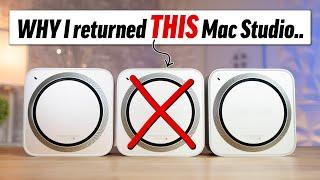 I RETURNED my Mac Studio Buyers Beware of THIS Model..