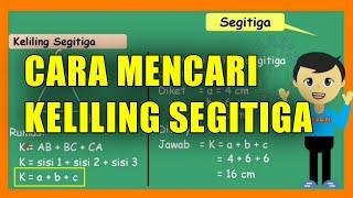 Cara Mencari Keliling Segitiga