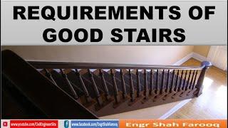 Requirements of Good Staircase  Points to Kept in mind while Designing Stairs  Good Stairs Design