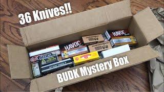 BUDK 36 mystery pocket knife box  Worth $100?