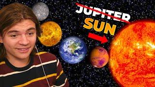 I Put The Sun Where Jupiter is...