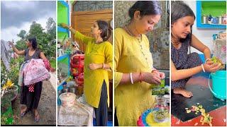 आज होने वाला है बहुत मेहनत   House Cleaning Vlog Indian Mom Saree  Indian Vlog #housewife #vlog