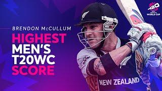 McCullum bludgeons highest tournament score  T20 World Cup