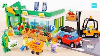 レゴ シティ レゴシティのスーパーマーケット 60347 ／ LEGO City Grocery Store Speed Build & Review