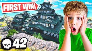 8 Year Old WINS First Game on ASHIKA ISLAND Warzone 2 Season 2