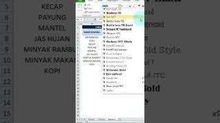 cara membuat barcode di Excel