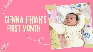 HER 1ST MONTH CIENNA JEHIAH  JUVELYN LIBO-ON
