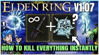 This New 1.07 Ghostflame Combo is INSANELY OP - Best Frost Sorcery & Greatsword Build - Elden Ring