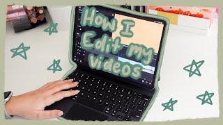 EDIT W ME  how i edit my youtube videos on my iPad