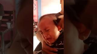 Baby Crying - Baby Hair Cut #shorts #short #fyp #fypシ #reels #babycrying #baby #bayinangis #bayi