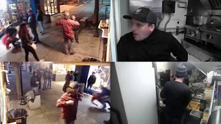 Twitch IRL man KOed in front of food-truck from sucker-punch WARNING VIOLENCE
