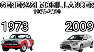 GENERASI MOBIL MITSUBISHI LANCER 1973-2009