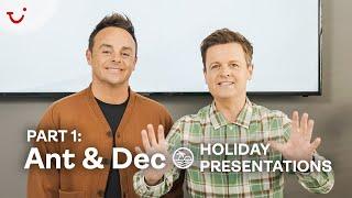 Planning a holiday with our Happiness Ambassadors Ant & Dec  Part one  TUI