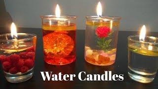 DIY Water candles  Making candles with WATER?