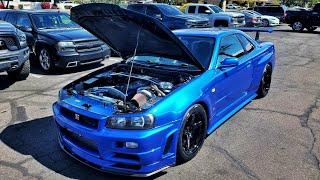 1100+ HP R34 GTR  Idle and Antilag 