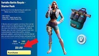 How To Get New WILDE STATER PACK For *FREE* In Fortnite Starter Pack 7