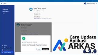 Cara Update ARKAS Versi 4.2.0