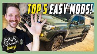 Top 5 Toyota Tacoma Mods Everyone Can Do Easily