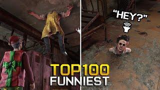 TOP 100 FUNNIEST Dead By Daylight PLAYS EVER RECORDED DBD FUNNY MOMENTS