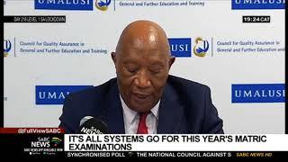 All systems go for 2020 matric exams Umalusi