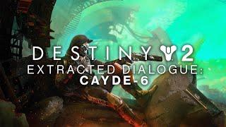 Destiny 2 - Cayde-6 Cut Lines