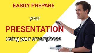 How to create a webinar presentation using your smartphone