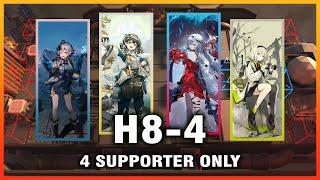 Arknights H8-4. 4 Supporter Only Clear ft. S1 Skalter