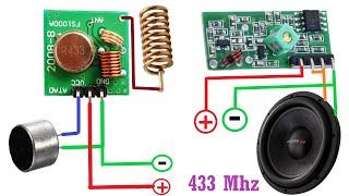 How to Make Transmit Voice with 433 Mhz Transceiver Module  433 Mhz Module Hack