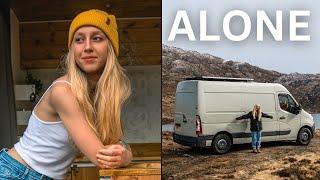 Stealth Camping ALONE - Solo Female Van Life ... Scary?