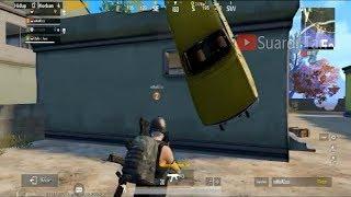 PUBG BUG  GLITCH Car Fall From Rooftop - Player Unknowns Battlegrounds