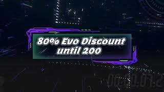 MGG 80% Discounted Evo Price Until Evo 200 Chart