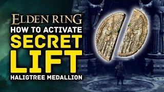 Elden Ring  How to Activate SECRET Lift & Access Consecrated Snowfield - Haligtee Medallion Guide