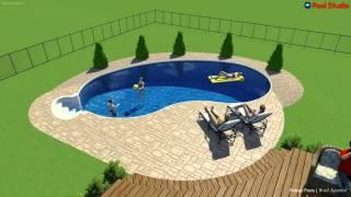 16x32 Semi Inground Pool by Rideau Pools Ottawa