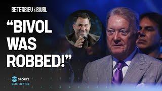 “IT’S A JOKE” Frank Warren & Eddie Hearn believe Bivol was ROBBED of victory  #BeterbievBivol 