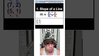 Formula 1 - Slope of a Line