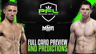 PFL 4 2023 Regular Season Full Card Preview and Predictions