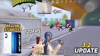 Realme gt Neo 3t 90 fps gameplay  realme gt Neo 3t pubg test  bgmi 120fps test realme