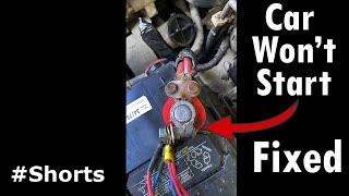 Fix a Car that won’t Start #Shorts