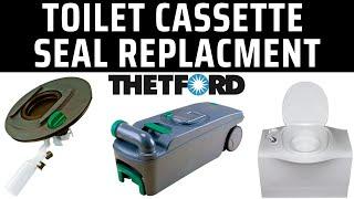 How to Replace Toilet Seal Mechanism - Thetford Toilet RV