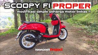 HONDA SCOOPY FI 2014  MODIFIKASI KONSEP SIMPLE & CLEAN