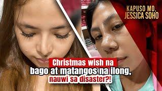 Christmas wish na bago at matangos na ilong nauwi sa disaster?  Kapuso Mo Jessica Soho