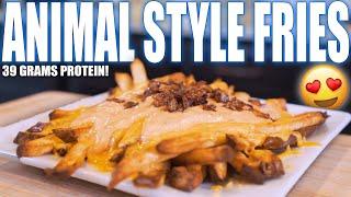 ANABOLIC ANIMAL STYLE FRIES  Easy High Protein In-N-Out Copycat Recipe