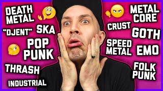 PUNK & METAL SUBGENRES 101 from ska to grindcore