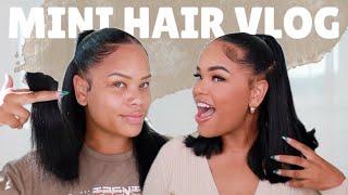 mini hair vlog + tutorial Ft Curls Queen  arnell armon