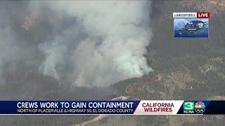 Evacuations expand for Crozier Fire in El Dorado County as it continues to spread