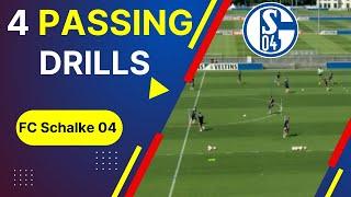 FC Schalke 04 Training Session - 4 Passing drills