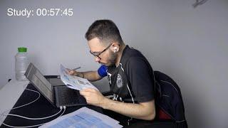 ESTUDE COMIGO ASMR  MEDICINA UFRJ  live pomodoro