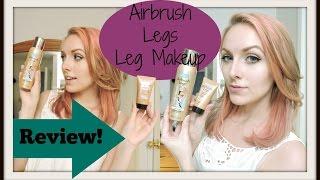 Sally Hansen Airbrush Legs Leg Makeup Review  Influenster Unboxing
