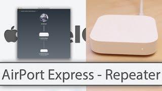 Tutorial AirPort Express als Wlan Repeater konfigurieren +Montage Tipp