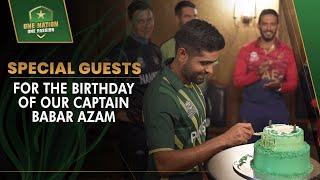 A birthday celebration to remember - Special Guests for Our Captain Babar Azams Birthday  PCB